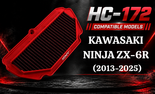 IGNYX Air Filter For Kawasaki Ninja ZX6R 2013-2025 (HC 172)