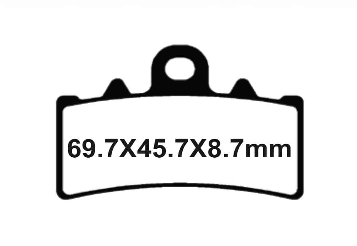IGNYX Copper Sintered Front Brake Pads For Aprilia RS 457 - SNT-F228