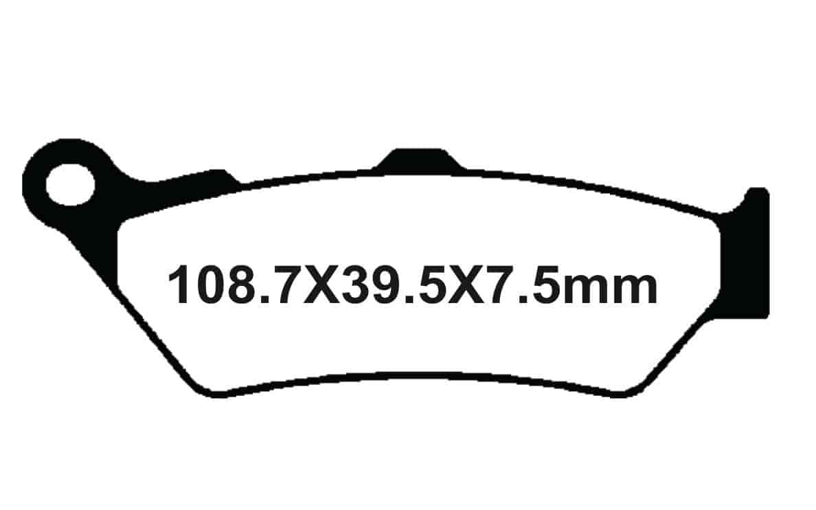 IGNYX Copper Sintered Rear Brake Pads For BMW R 1250 GS - SNT-F126