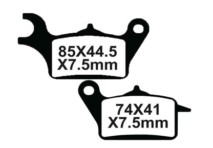 IGNYX Copper Sintered Front Brake Pads For Suzuki Access 125 SNT-F117B