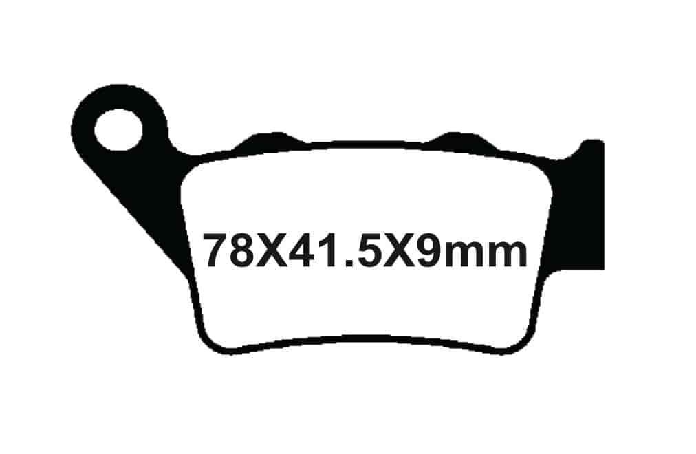 IGNYX Copper Sintered Rear Brake Pads For TVS Apache RR310 - SNT-F124