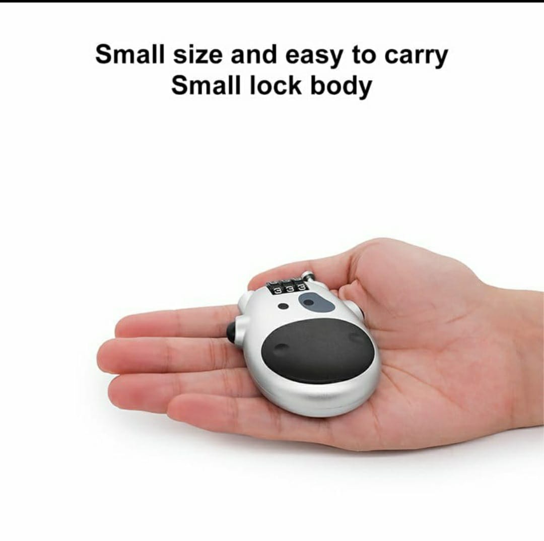 Motorcycle Helmet Lock with number lock - Riders Junction