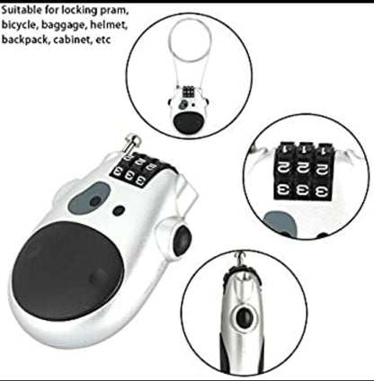 Motorcycle Helmet Lock with number lock - Riders Junction