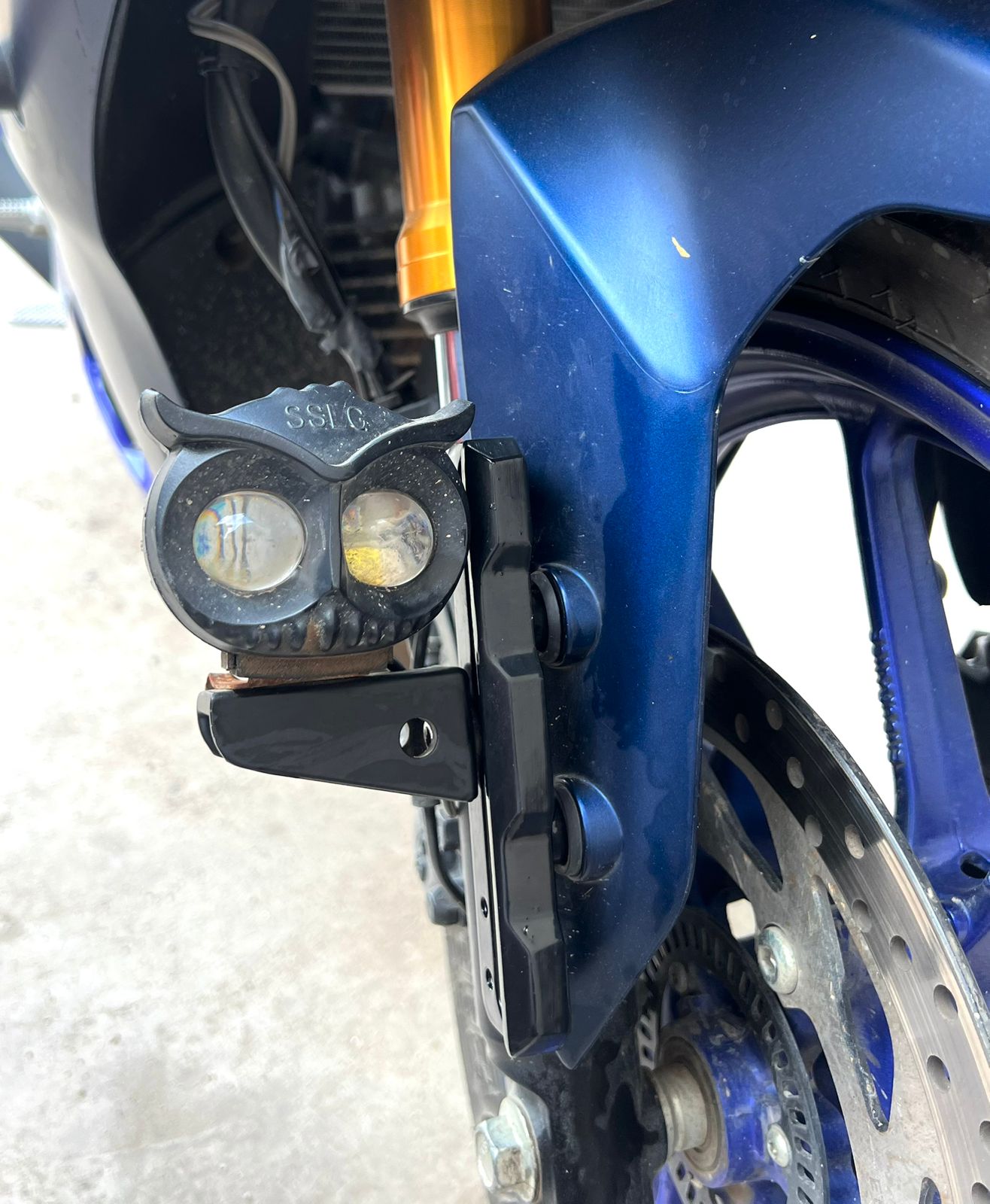 CNC Shocker Fog Light Bracket - Riders Junction