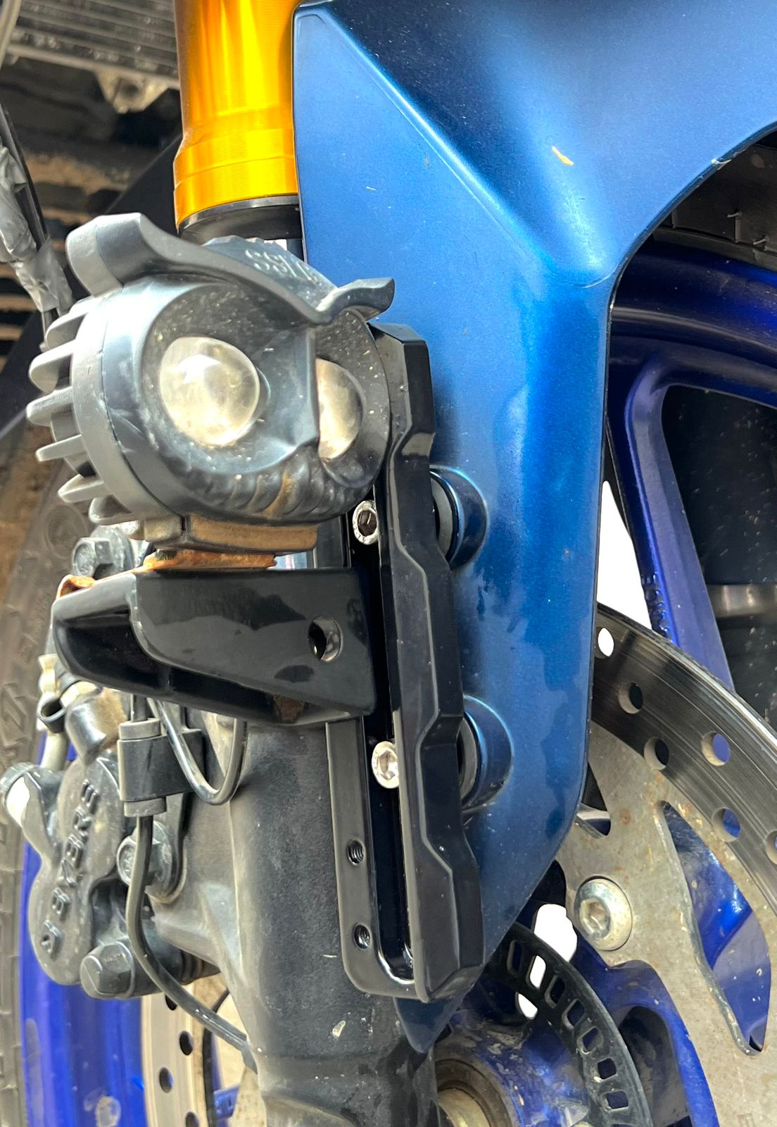 CNC Shocker Fog Light Bracket - Riders Junction