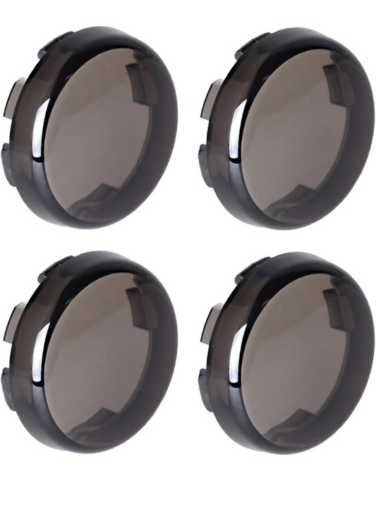 Smoked Indicator Cover's for Harley Davidson - Riders Junction