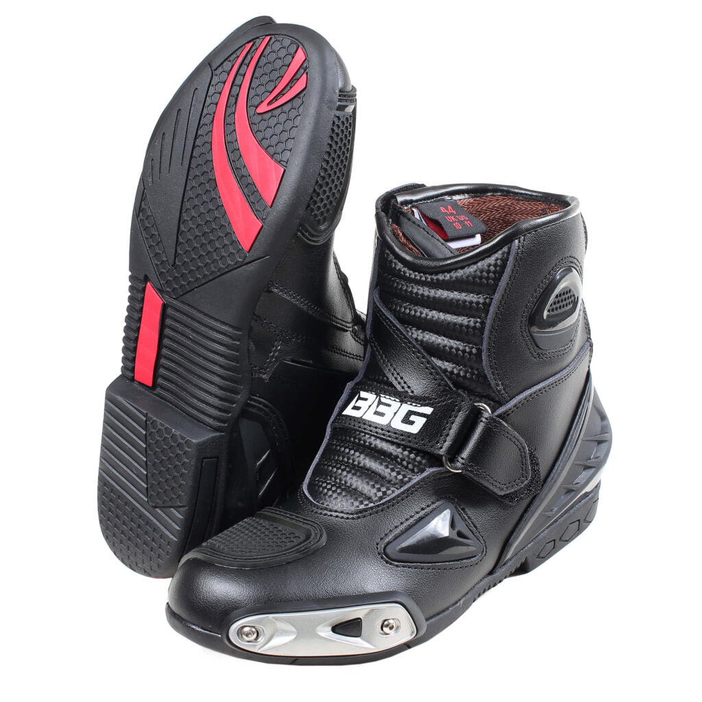 Black Riding Ankle Boots - Biking Brotherhood - Riders Junction