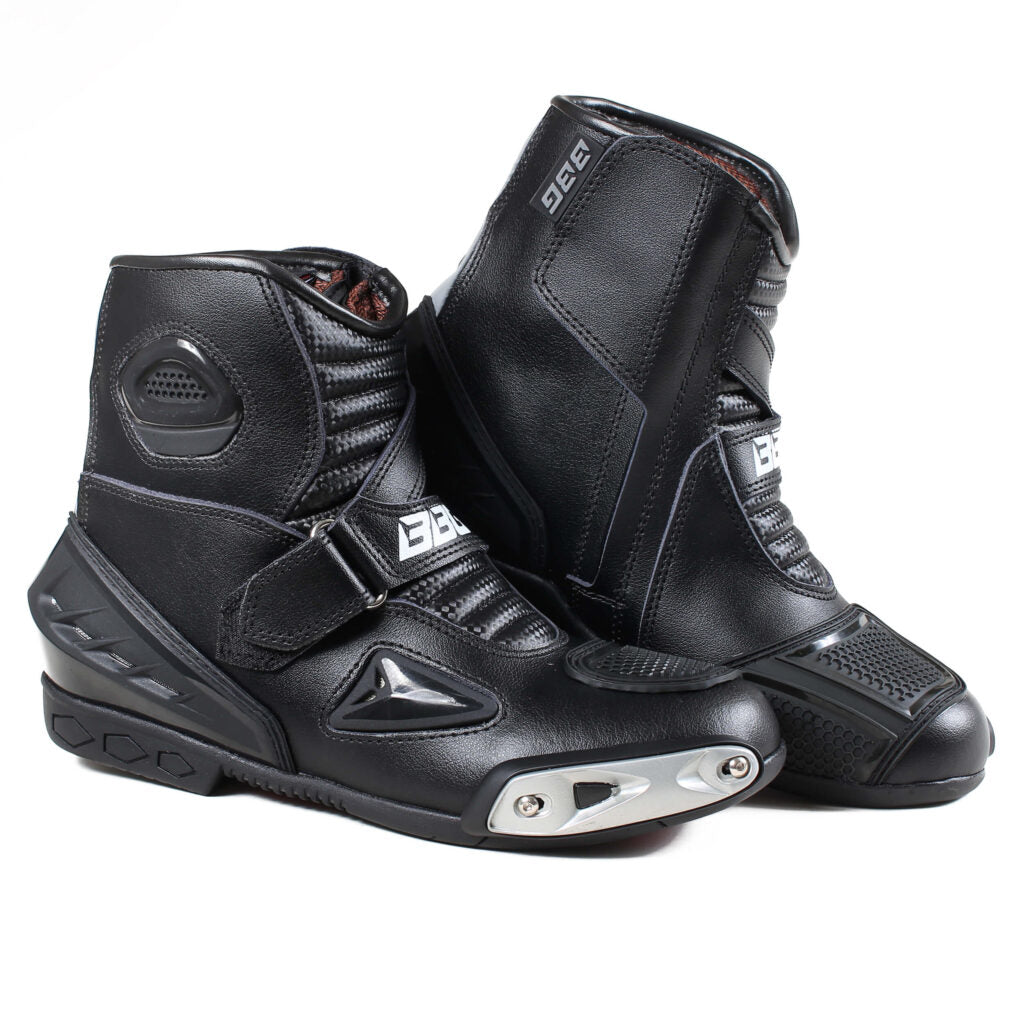 Black Riding Ankle Boots - Biking Brotherhood - Riders Junction