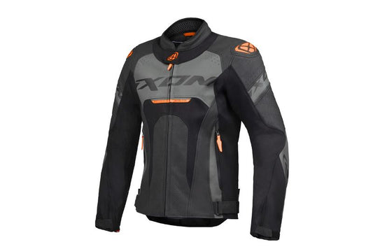 IXON Jackal Jacket - BlackAnthraciteOrange