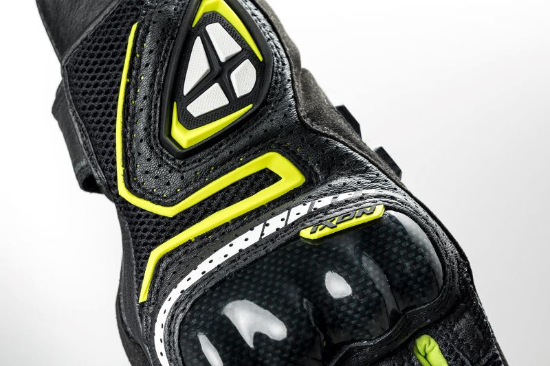 IXON RS5 AIR Gloves - Black/Bright Yellow