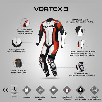 IXON Vortex 3 Leather Suit - 7122006121