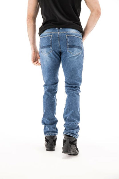 IXON Wayne Denim Motorbike Jeans - Sky Blue
