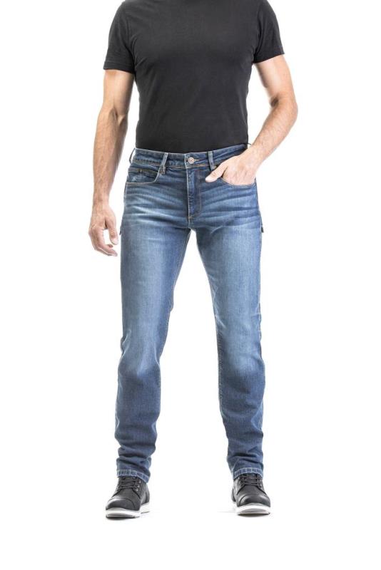 IXON Wayne Denim Motorbike Jeans - Stonewash