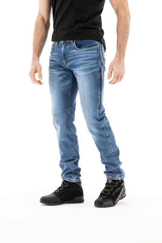 IXON Wayne Denim Motorbike Jeans - Stonewash