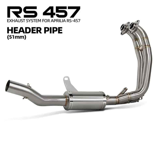 Imported Exhaust Silencer Bend Pipe With Catalytic Converter  For Aprilia RS 457