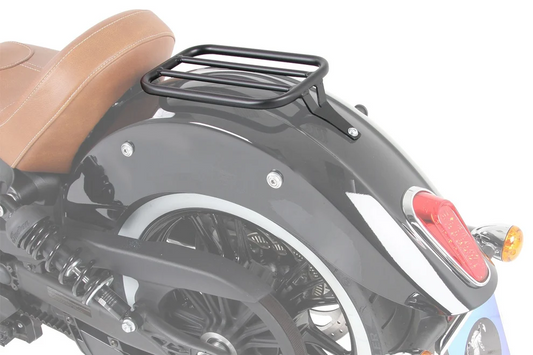 Indian Scout Rear Rack - Solo Rack without Backrest Black - Hepco Becker - 6137561 00 01
