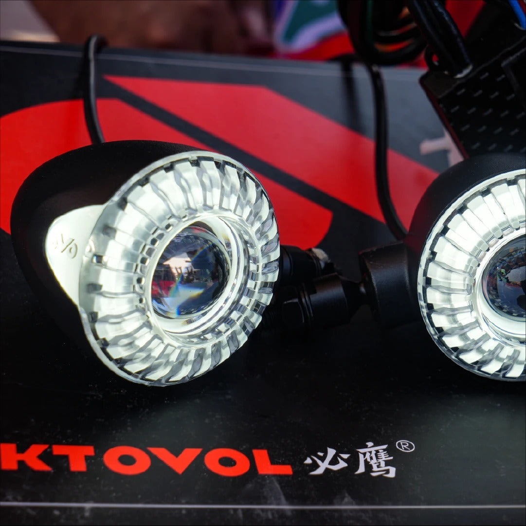 Imported Indicator with 40W Spotlight led for Royal Enfield & harley bikes
