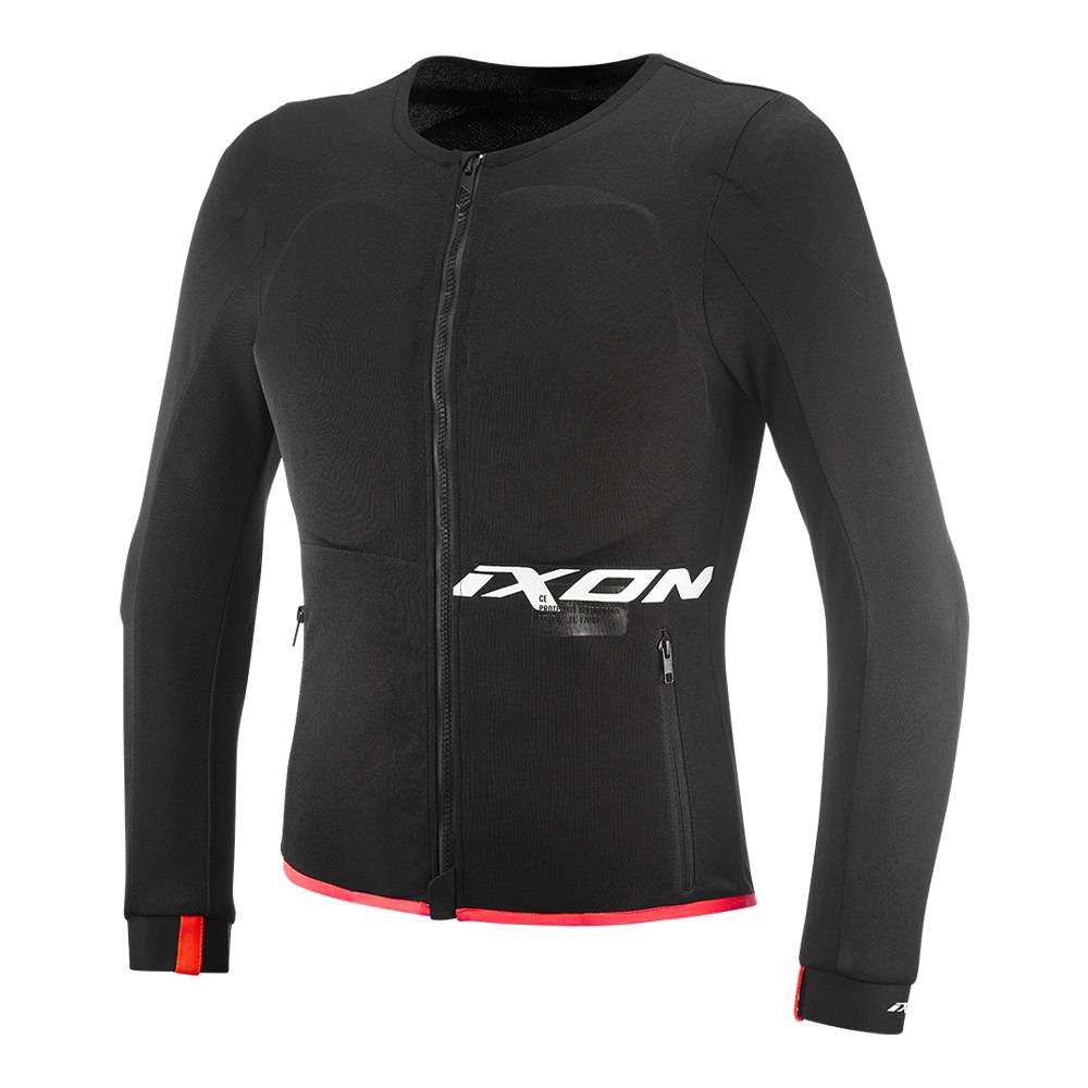 Ixon Arma Summer Riding Jacket (Black/White/Red)