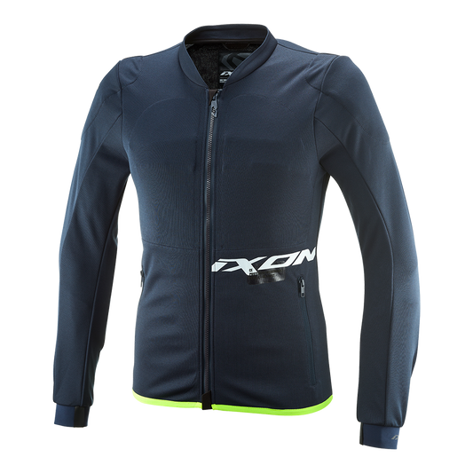 Ixon Arma Summer Riding Jacket (Navy/White/Bright Yellow)