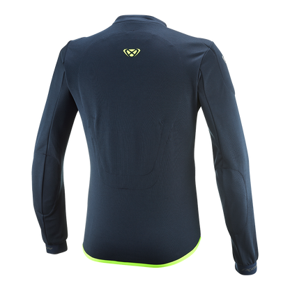Ixon Arma Summer Riding Jacket (Navy/White/Bright Yellow)