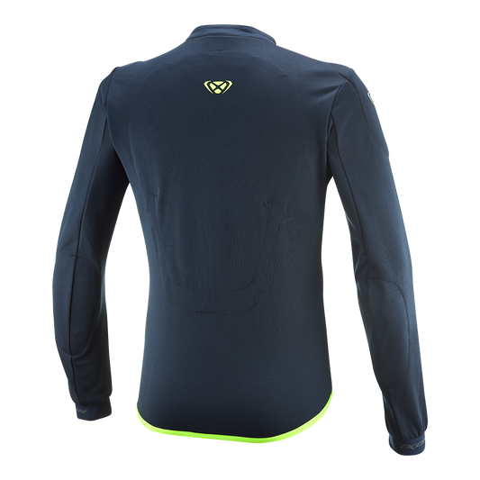 Ixon Arma Summer Riding Jacket (Navy/White/Bright Yellow)