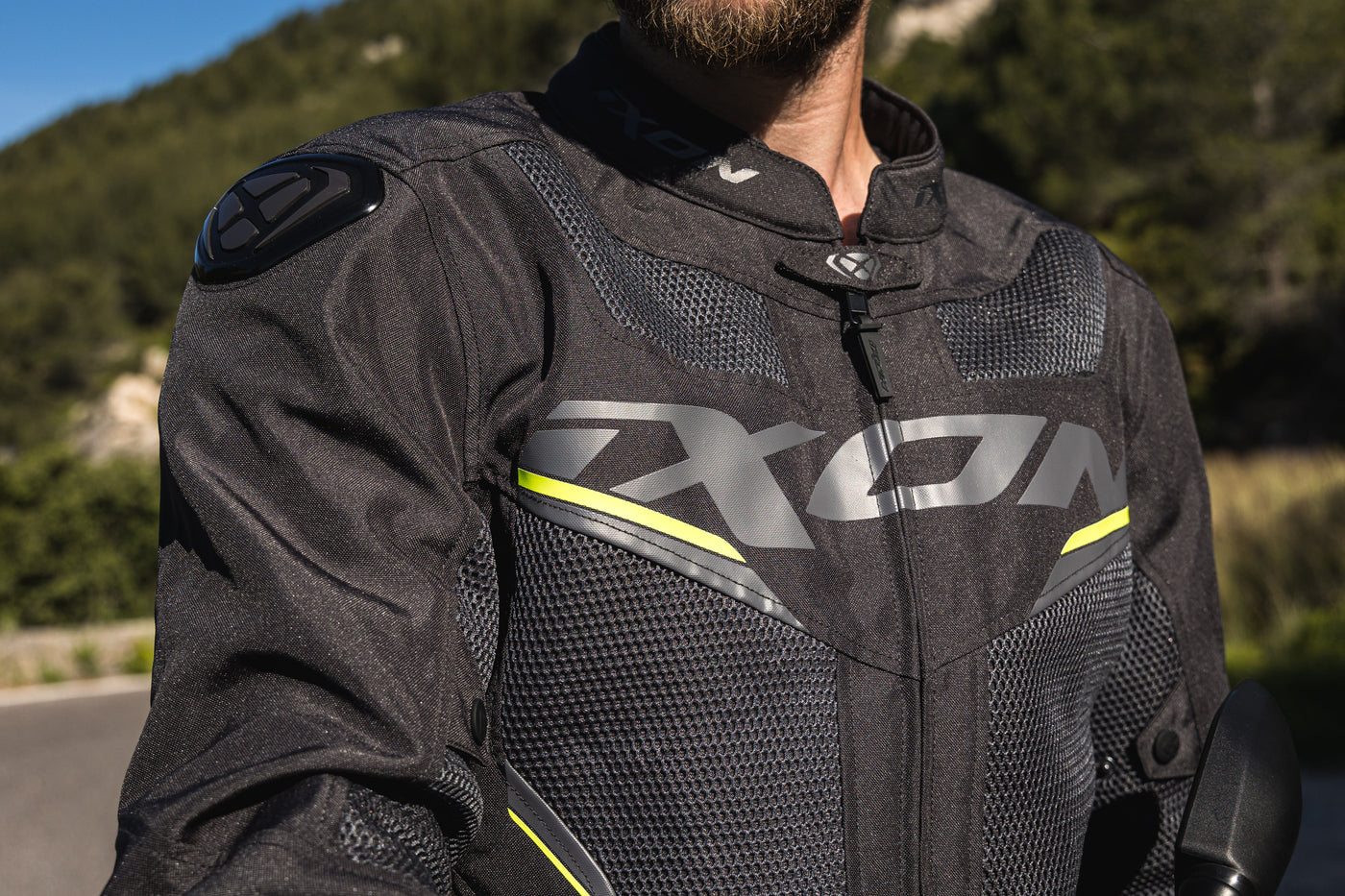 Ixon Draco 3D Mesh Sport Touring Jacket (Black)