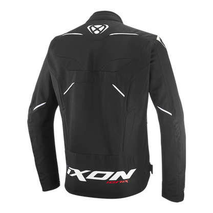 Ixon Ionix Hard Mesh Summer Riding Jacket (Black/White)