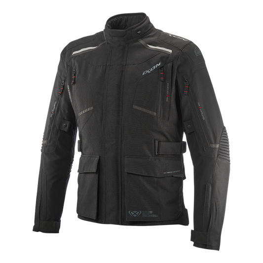 Ixon Midgard All Season Motorcycle Touring Jacket (Black)