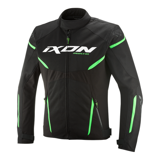 Ixon Striker 2 Air Summer Riding Jacket (BlackGreen)