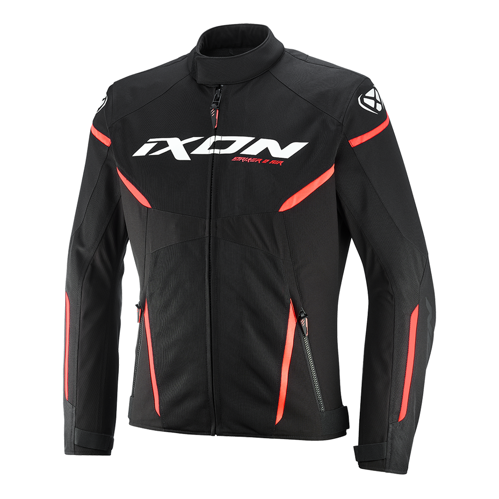 Ixon Striker 2 Air Summer Riding Jacket (BlackWhiteRed)