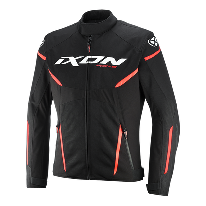 Ixon Striker 2 Air Summer Riding Jacket (BlackWhiteRed)