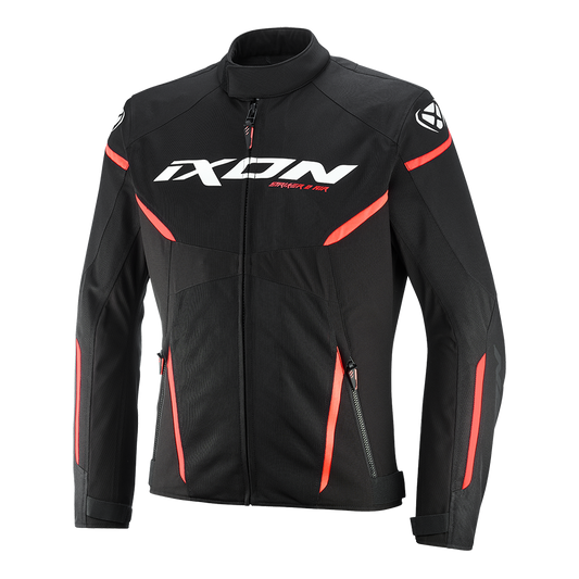 Ixon Striker 2 Air Summer Riding Jacket (BlackWhiteRed)