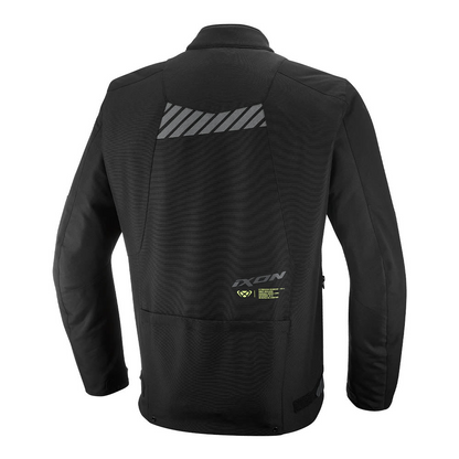 Ixon TYR Riding Jacket - Black/Bright Yellow