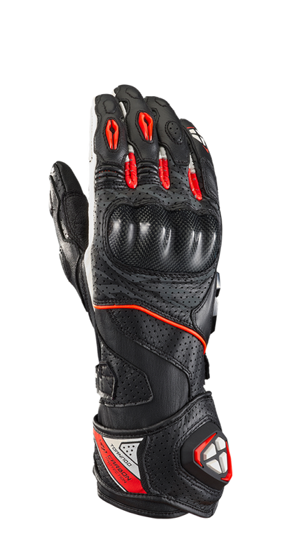 Ixon Tornado Air MS Leath/Text Sum - Black/White/Red