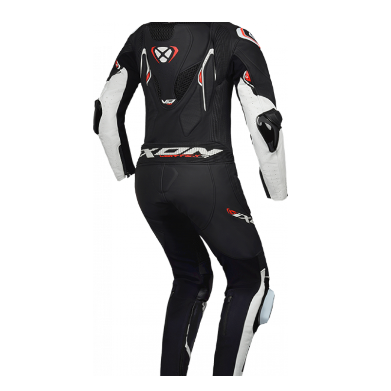 Ixon Vortex 3 CE Certified Class AAA Leather Racing Suit - Black-White