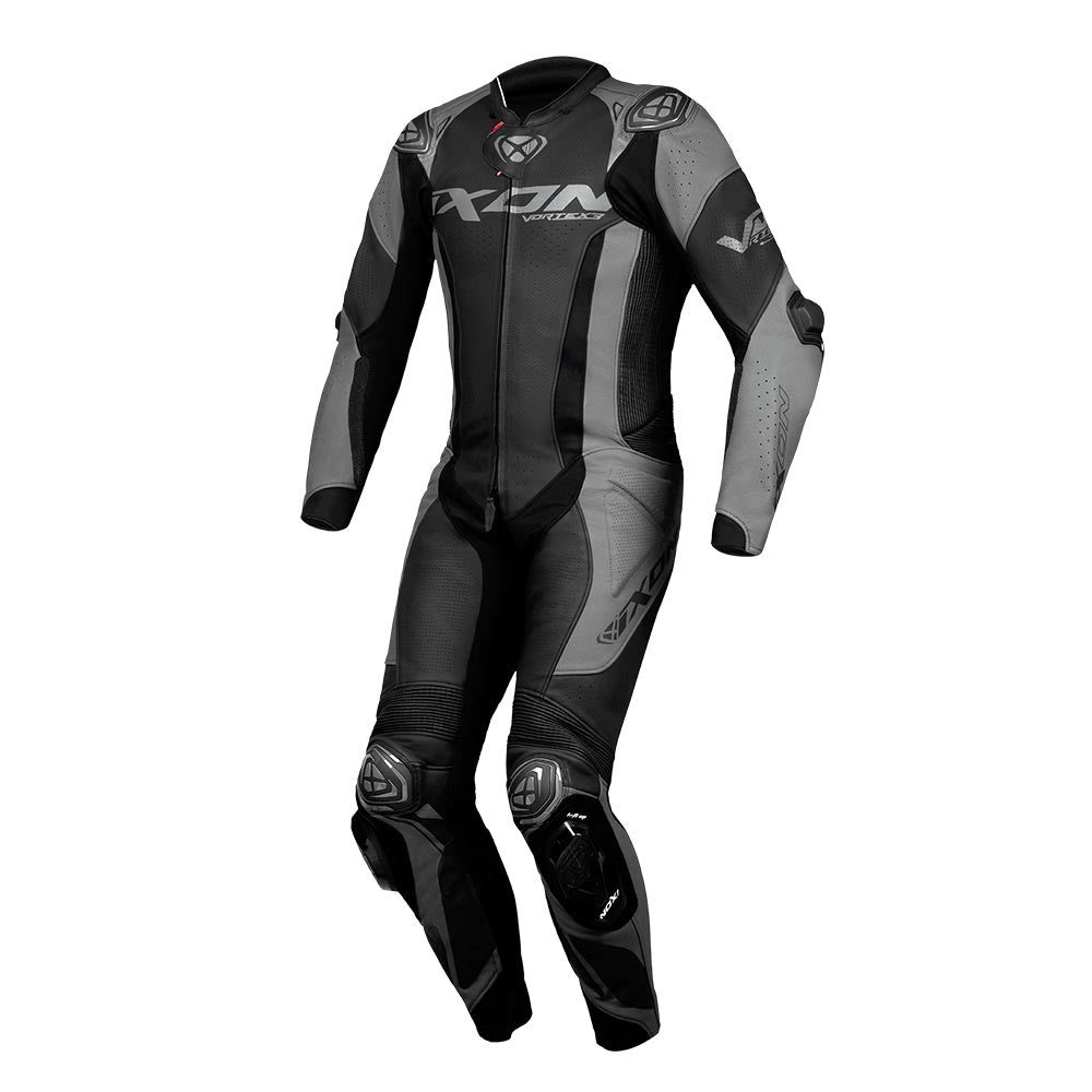 Ixon Vortex 3 CE Certified Class AAA Leather Racing Suit - Black