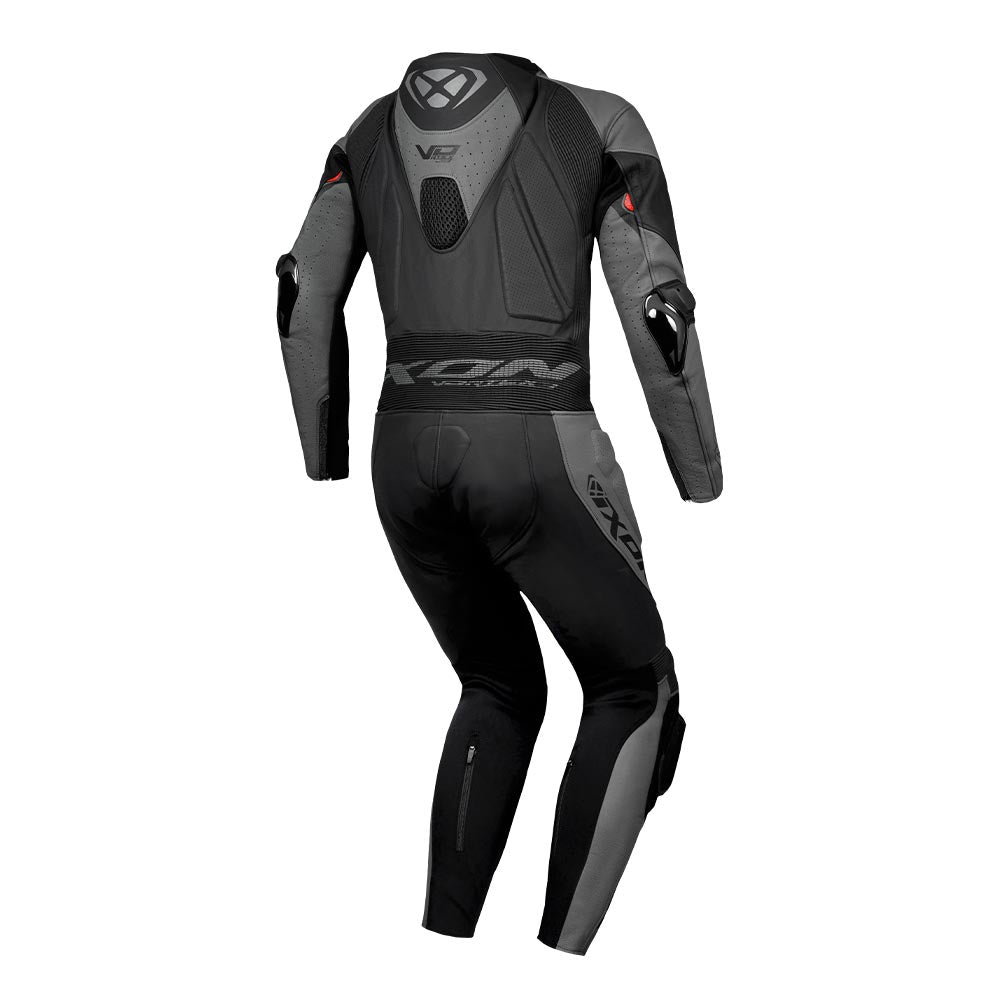 Ixon Vortex 3 CE Certified Class AAA Leather Racing Suit - Black