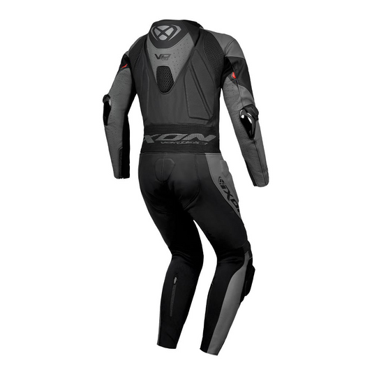 Ixon Vortex 3 CE Certified Class AAA Leather Racing Suit - Black