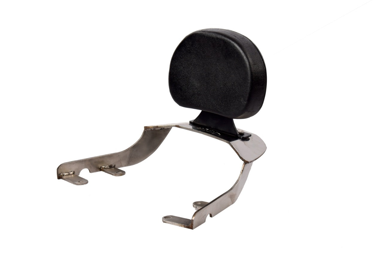 JAWA Fat-Boy Backrest in Stainless Steel - BS Auto Accessories