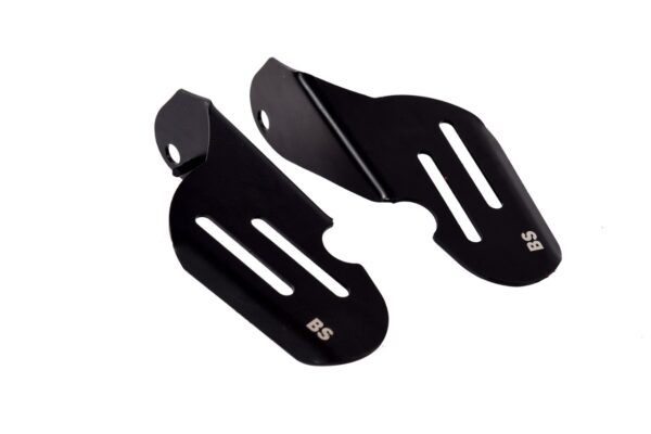 JAWA Footrest in Stainless Steel Black Powder Coated - BS Auto Accessories