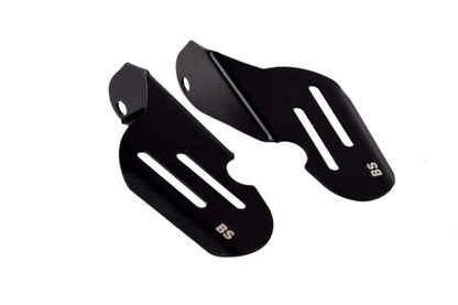 JAWA Footrest in Stainless Steel Black Powder Coated - BS Auto Accessories