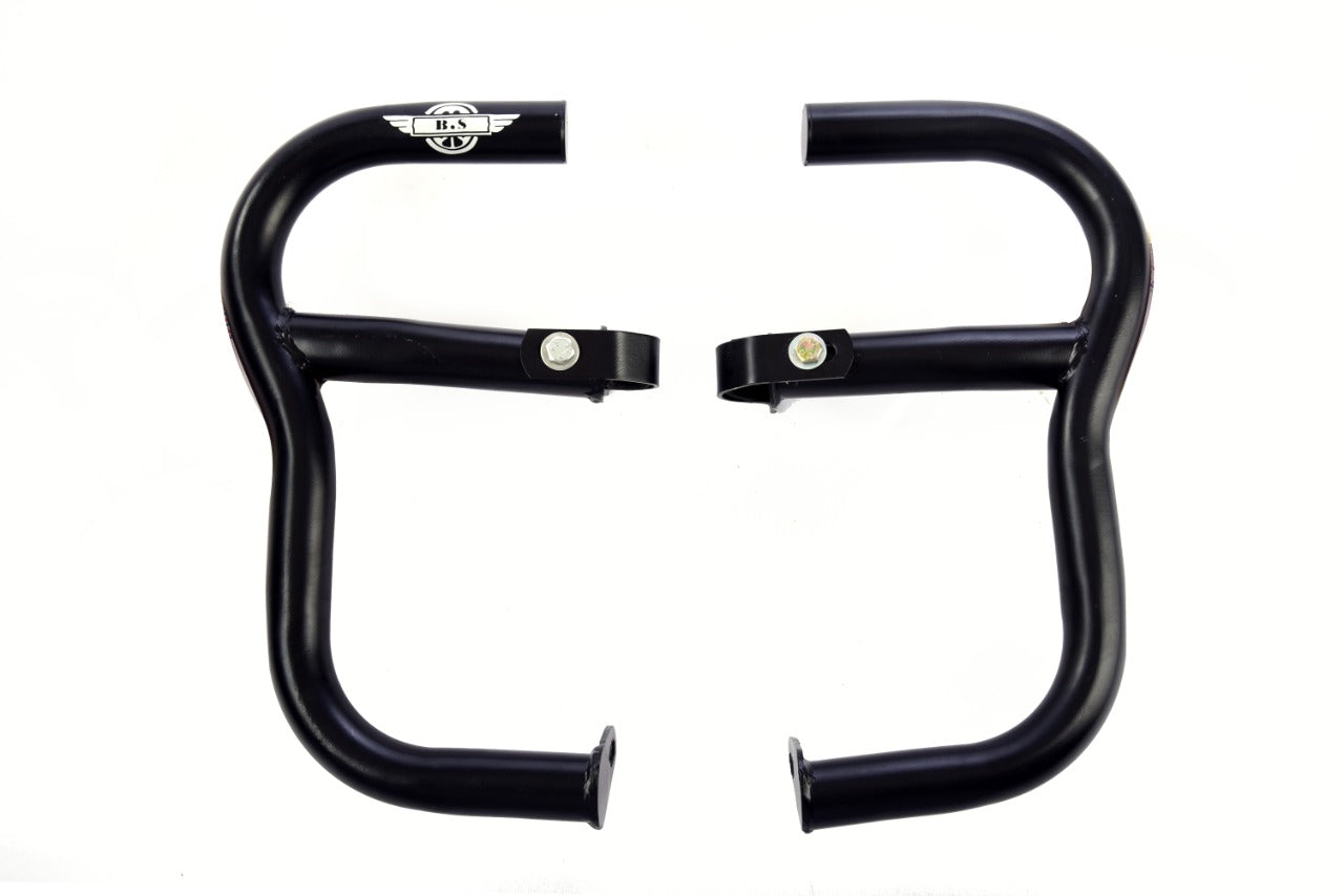 JAWA and Yezdi E Shape Guard in Stainless Steel