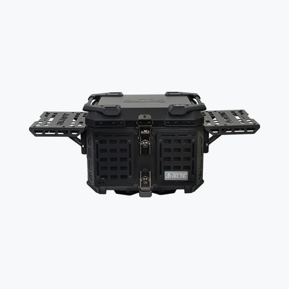 JB Racing Top Box 45L Black Fence V2.0 Premium Black Top Case With Backrest Pad (TOP25304)
