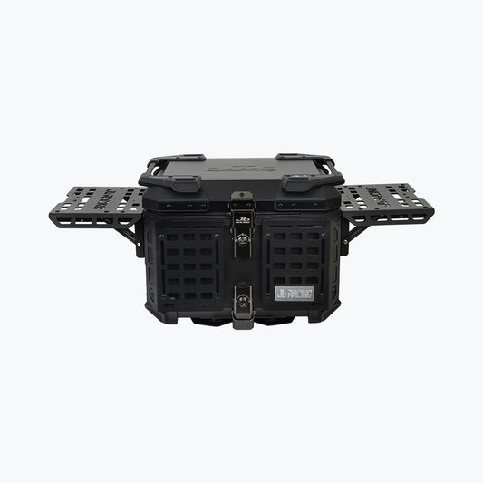 JB Racing Top Box 45L Black Fence V2.0 Premium Black Top Case With Backrest Pad (TOP25304)