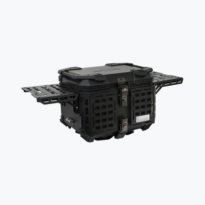 JB Racing Top Box 45L Black Fence V2.0 Premium Black Top Case With Backrest Pad (TOP25304)
