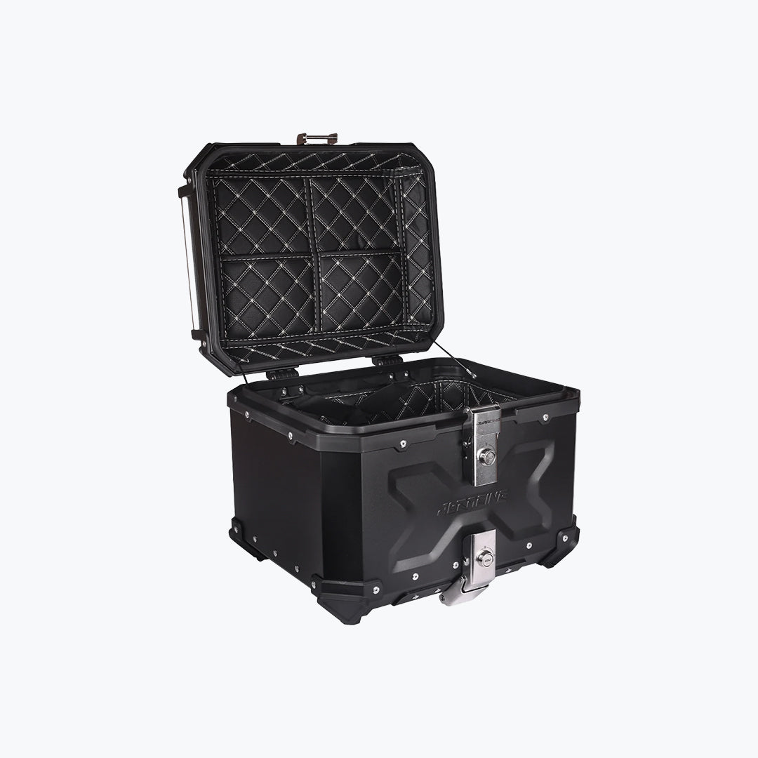 JB Racing Top Box 45L Black Premium with Back Rest Pad (TOP5354)