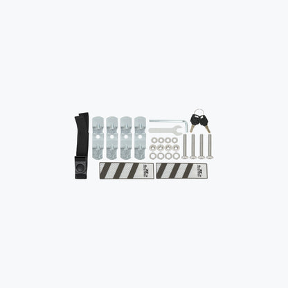JB Racing Top Box 45L Orange Fence V1.0 Premium Black With Backrest Pad (TOP25303)