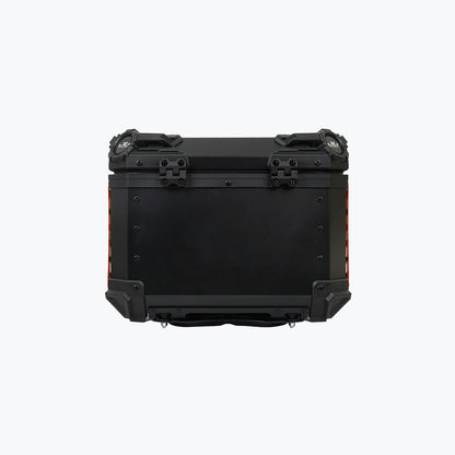 JB Racing Top Box 45L Orange Fence V1.0 Premium Black With Backrest Pad (TOP25303)