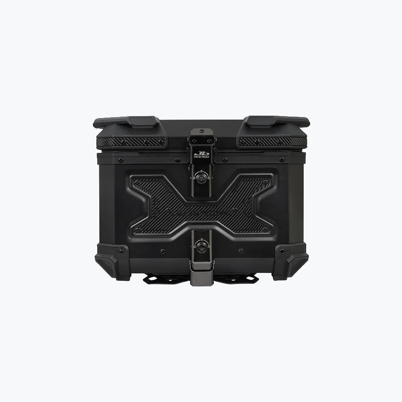 JB Racing Top Box 45L Robo X Carbon Black Premium With Backrest Pad (TOP25300)