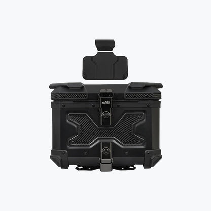 JB Racing Top Box 45L Robo X Carbon Black Premium With Backrest Pad (TOP25300)